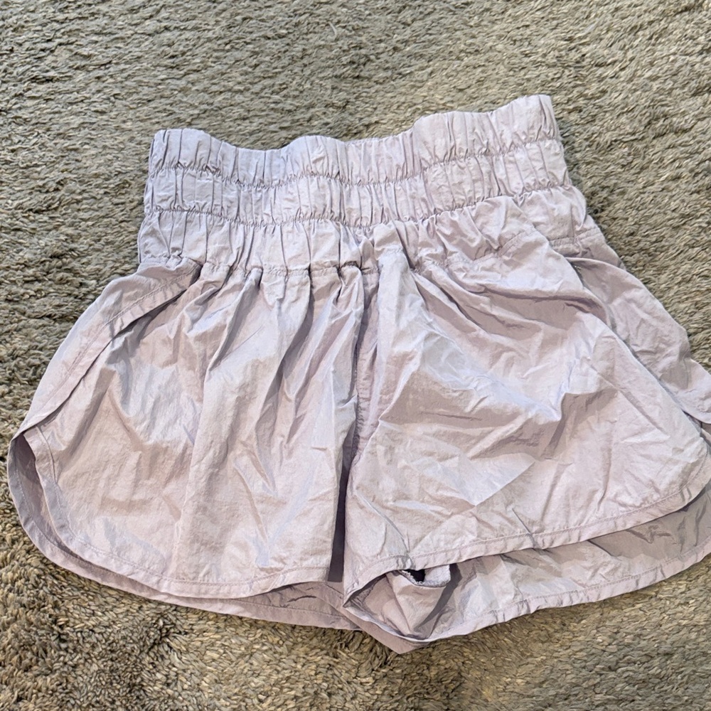 FP Movement by Free People Light Lavender High-Waist Athletic Shorts